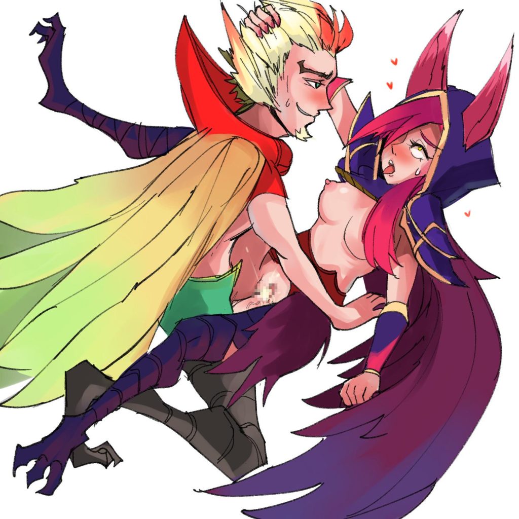 Rakan and Xayah Hentai