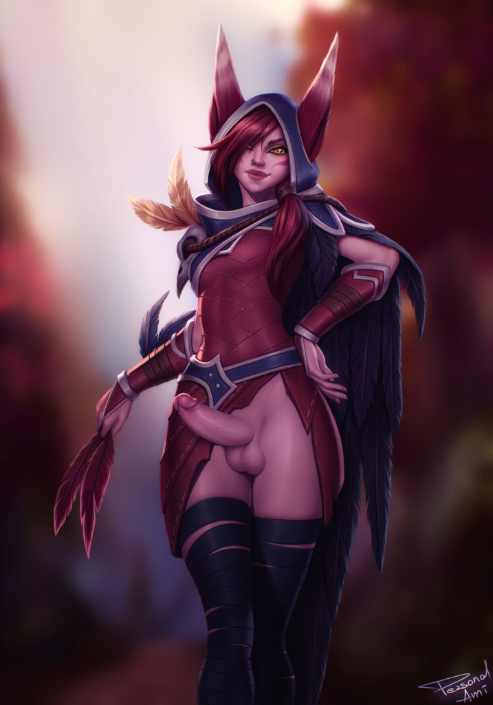Xayah Futanari