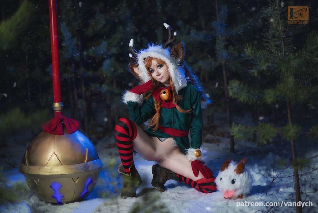 Snow Fawn Poppy by Alina Cat