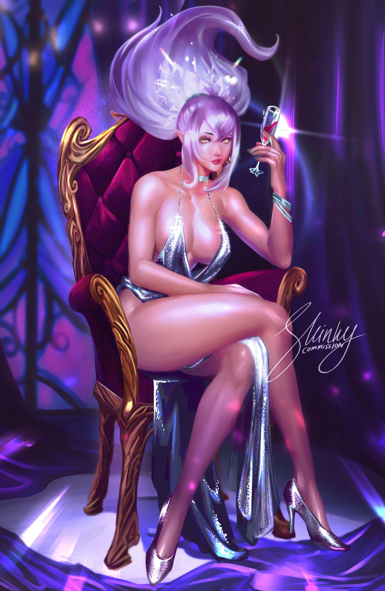 Janna waiting for a dance partner (Skinky)