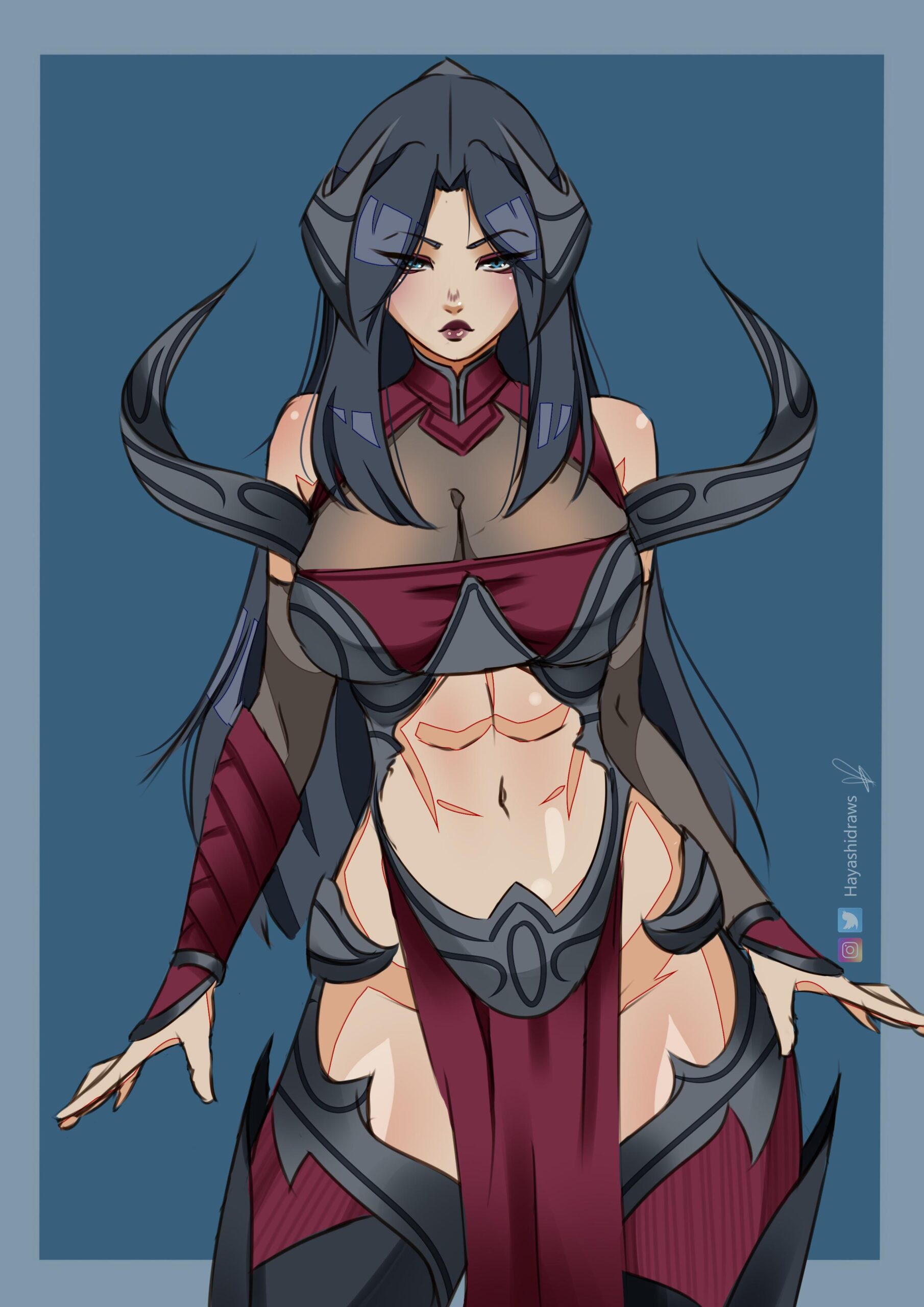 Armor lvl 100. (Irelia)(HayashiDraws)