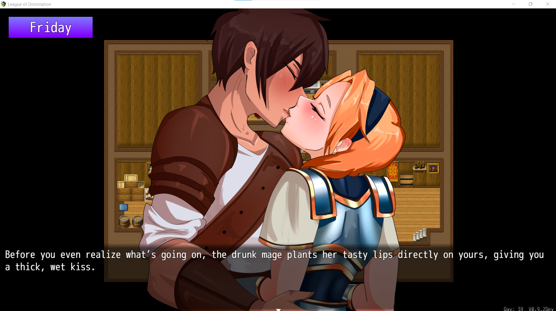 A quick kiss from Luxanna (ElatedOwl)