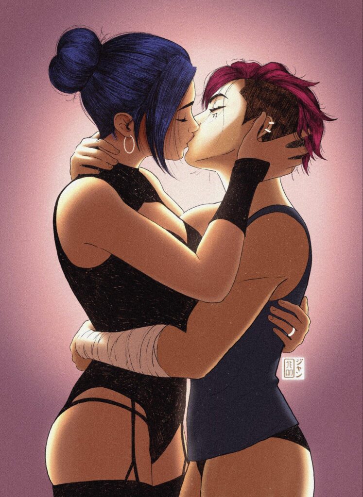 Caitlyn and Vi. (Jean_gif)