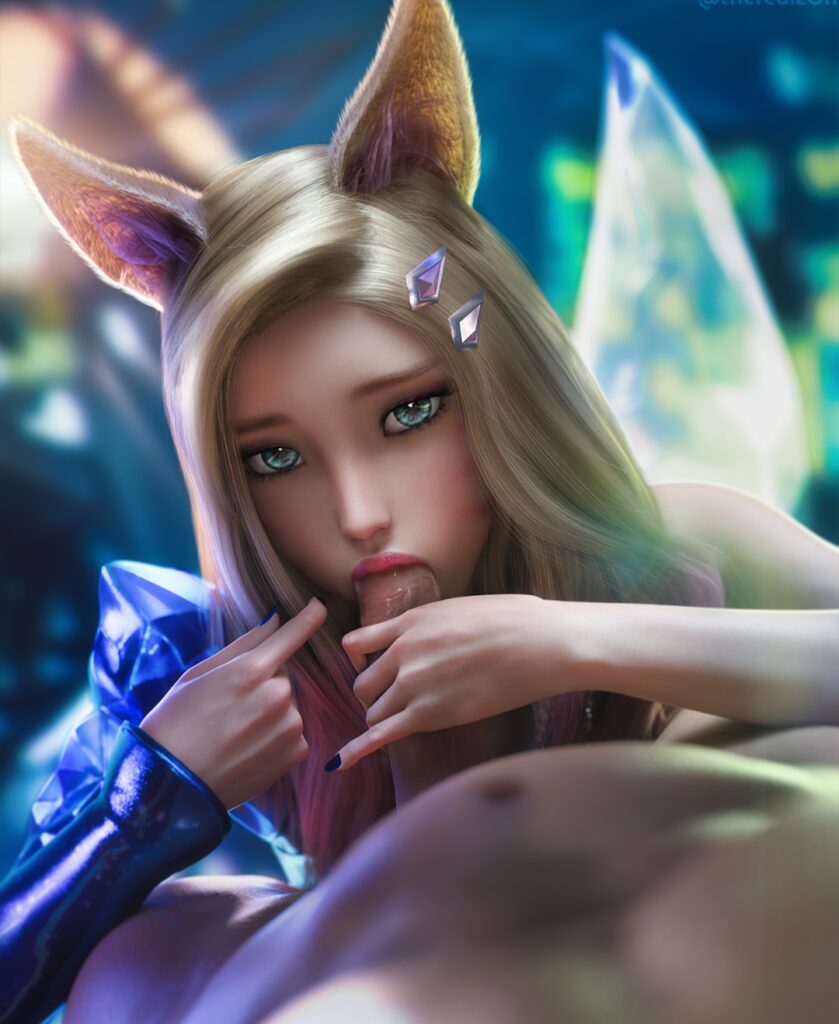 Ahri blowjob. (therealzOh)