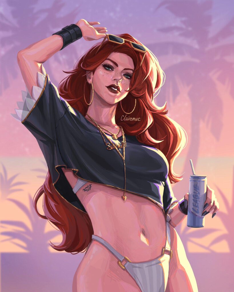 Miss Fortune like GTA VI Cover Girl (by Clairemwc)