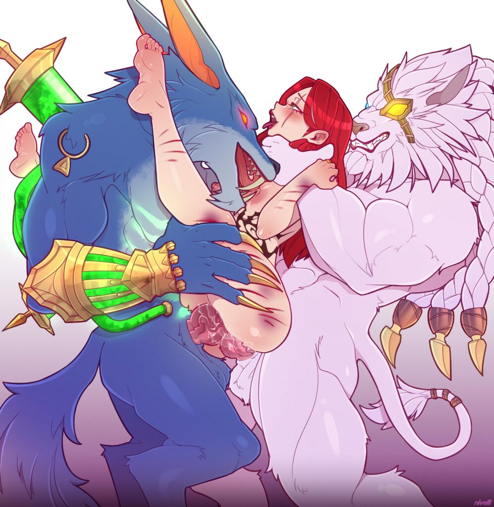 Katarina x Warwick & Rengar (nivelli)
